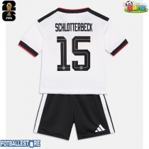 Tyskland Nico Schlotterbeck #15 Hjemmedraktsett Barn VM 2026 Kortermet (+ Korte bukser)